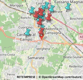 Mappa Via Casati, 21017 Samarate VA, Italia (1.88563)