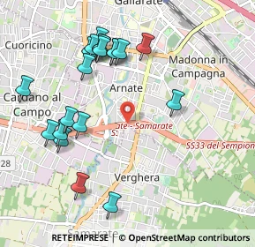 Mappa Via Casati, 21017 Samarate VA, Italia (1.0795)