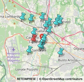 Mappa Via Casati, 21017 Samarate VA, Italia (2.77647)
