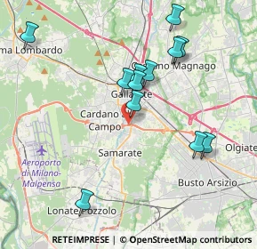 Mappa Via Casati, 21017 Samarate VA, Italia (3.855)