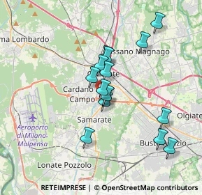Mappa Via Casati, 21017 Samarate VA, Italia (2.94333)
