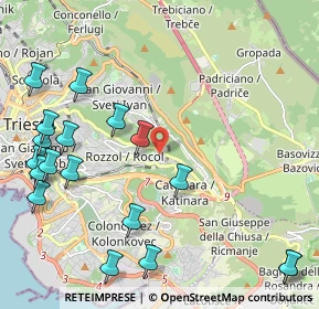 Mappa Via Teodoro Mayer, 34142 Trieste TS, Italia (2.74278)