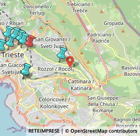 Mappa Via Teodoro Mayer, 34142 Trieste TS, Italia (2.94909)
