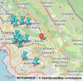 Mappa Via Teodoro Mayer, 34142 Trieste TS, Italia (2.39917)