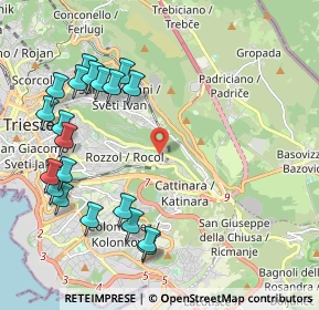 Mappa Via Teodoro Mayer, 34142 Trieste TS, Italia (2.419)