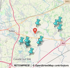 Mappa Piazza R. Menon, 31056 Roncade TV, Italia (3.73636)