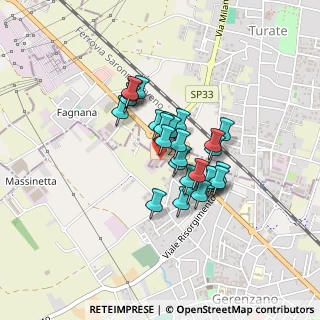 Mappa Via Clerici Giampietro, 21040 Gerenzano VA, Italia (0.29286)