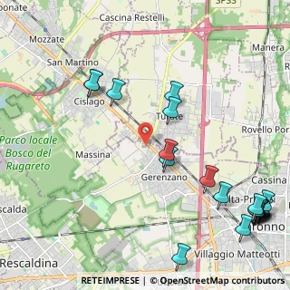 Mappa Via Clerici Giampietro, 21040 Gerenzano VA, Italia (2.935)