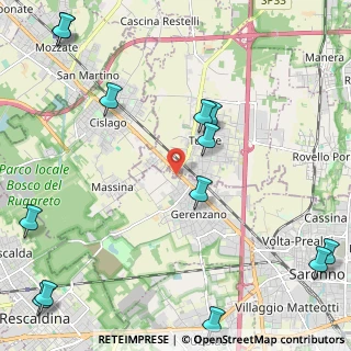 Mappa Via Clerici Giampietro, 21040 Gerenzano VA, Italia (3.15154)