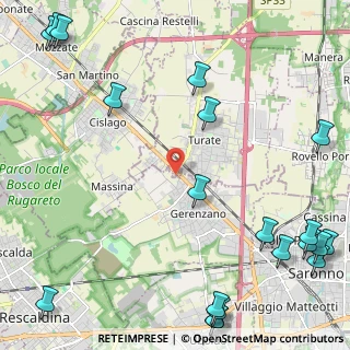 Mappa Via Clerici Giampietro, 21040 Gerenzano VA, Italia (3.468)