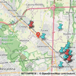 Mappa Via Clerici Giampietro, 21040 Gerenzano VA, Italia (3.2585)