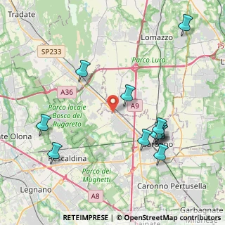 Mappa Via Clerici Giampietro, 21040 Gerenzano VA, Italia (4.44333)