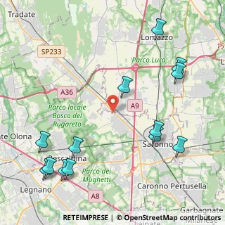 Mappa Via Clerici Giampietro, 21040 Gerenzano VA, Italia (5.42)