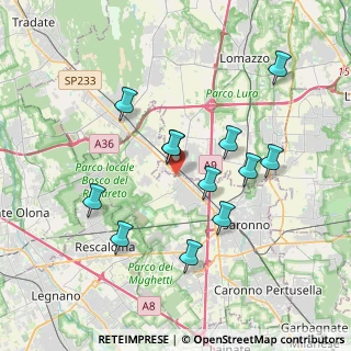 Mappa Via Clerici Giampietro, 21040 Gerenzano VA, Italia (3.48083)