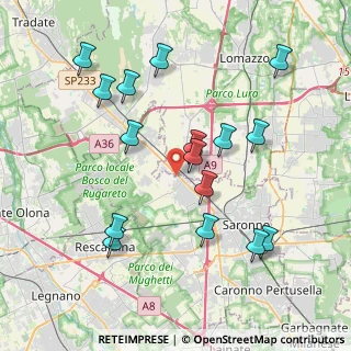 Mappa Via Clerici Giampietro, 21040 Gerenzano VA, Italia (4.06063)