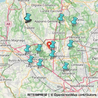 Mappa Via Clerici Giampietro, 21040 Gerenzano VA, Italia (8.58429)