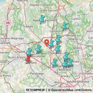 Mappa Via Clerici Giampietro, 21040 Gerenzano VA, Italia (7.28833)