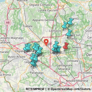 Mappa Via Clerici Giampietro, 21040 Gerenzano VA, Italia (6.83778)