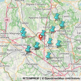 Mappa Via Clerici Giampietro, 21040 Gerenzano VA, Italia (6.83692)