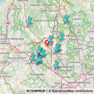 Mappa Via Clerici Giampietro, 21040 Gerenzano VA, Italia (6.20846)