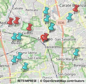 Mappa Via Papa Giovanni XXIII, 20831 Seregno MB, Italia (2.24235)