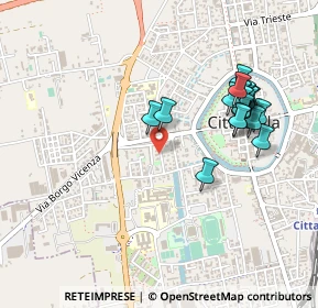 Mappa Via I. Nievo, 35013 Cittadella PD, Italia (0.477)