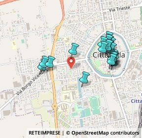 Mappa Via I. Nievo, 35013 Cittadella PD, Italia (0.47)