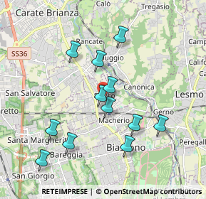 Mappa SOVICO Terruzzi, 20845 Sovico MB, Italia (1.78333)