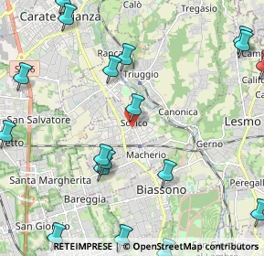 Mappa SOVICO Terruzzi, 20845 Sovico MB, Italia (3.148)