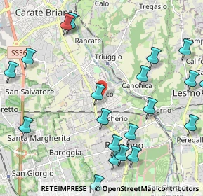 Mappa SOVICO Terruzzi, 20845 Sovico MB, Italia (2.6685)