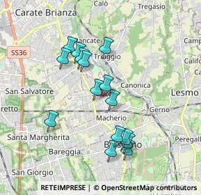 Mappa SOVICO Terruzzi, 20845 Sovico MB, Italia (1.64333)