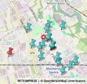 Mappa SOVICO Terruzzi, 20845 Sovico MB, Italia (0.411)