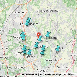 Mappa Via Mons. G. Terruzzi, 20845 Sovico MB, Italia (3.65769)