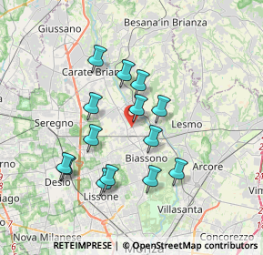 Mappa SOVICO Terruzzi, 20845 Sovico MB, Italia (3.17357)