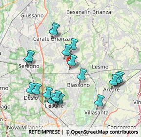 Mappa SOVICO Terruzzi, 20845 Sovico MB, Italia (4.07316)