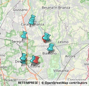 Mappa SOVICO Terruzzi, 20845 Sovico MB, Italia (3.57)