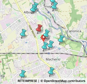 Mappa SOVICO Terruzzi, 20845 Sovico MB, Italia (1.04083)