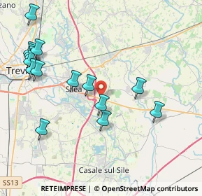 Mappa Via Treviso Mare, 31048 San Biagio di Callalta TV, Italia (4.62133)