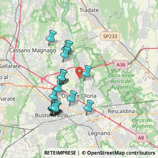 Mappa Via Giuseppe Mazzini, 21058 Solbiate Olona VA, Italia (3.65053)