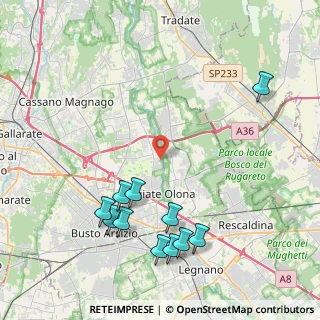 Mappa Via Giuseppe Mazzini, 21058 Solbiate Olona VA, Italia (4.85273)