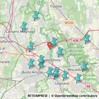 Mappa Via Giuseppe Mazzini, 21058 Solbiate Olona VA, Italia (4.708)