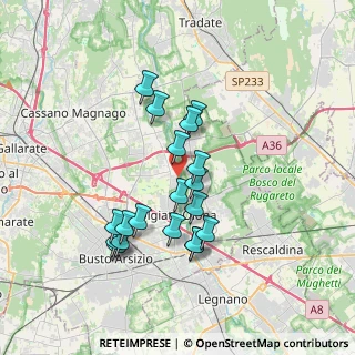 Mappa Via Giuseppe Mazzini, 21058 Solbiate Olona VA, Italia (3.17158)
