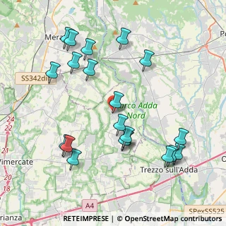 Mappa Via Guglielmo Marconi, 20040 Cornate D'adda MB, Italia (4.3595)