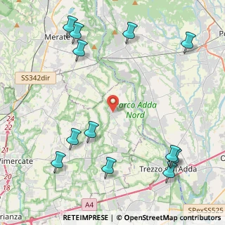 Mappa Via Guglielmo Marconi, 20040 Cornate D'adda MB, Italia (5.61917)