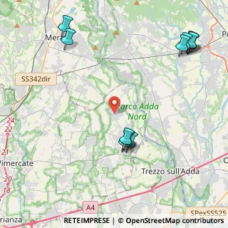 Mappa Via Guglielmo Marconi, 20040 Cornate D'adda MB, Italia (5.37455)