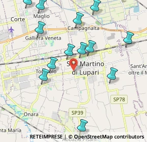 Mappa SP 52, 35018 San Martino di Lupari PD, Italia (2.27462)