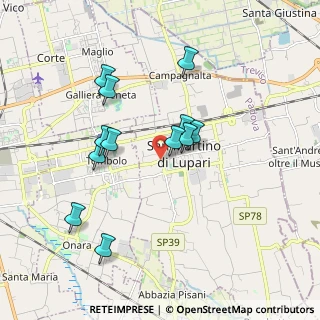 Mappa SP 52, 35018 San Martino di Lupari PD, Italia (1.685)