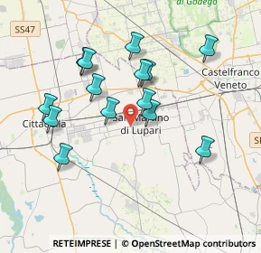 Mappa SP 52, 35018 San Martino di Lupari PD, Italia (3.45929)