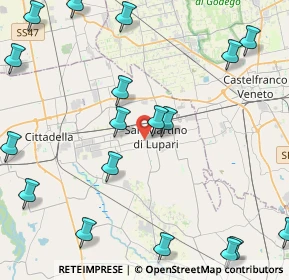 Mappa SP 52, 35018 San Martino di Lupari PD, Italia (6.1415)