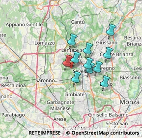 Mappa Via Longoni, 20825 Cogliate MB, Italia (4.79364)